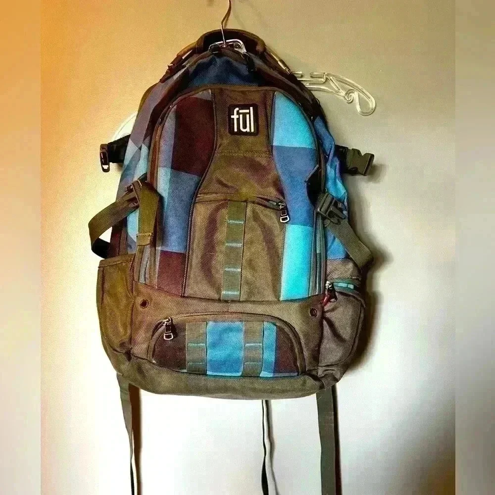 Ful Skateboard Laptop Backpack, Lots Of Pockets For Storage Back to School